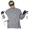 Buy Costume Accessories Thief Accessory Kit for Adults sold at Party Expert