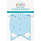 Buy 1st Birthday Blue Gingham Pennant Banner sold at Party Expert