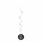 Buy Age Specific Birthday Bonne Fête Black/Silver - Swirls 6/pkg - 65 sold at Party Expert