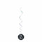 Buy Age Specific Birthday Bonne Fête Black/Silver - Swirls 6/pkg - 65 sold at Party Expert