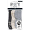 Buy Age Specific Birthday Happy Birthday Black/Silver - Latex Balloon 6/pkg sold at Party Expert