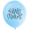 Buy Baby Shower Blue baby shower latex balloons 12 inches, 8 per package sold at Party Expert