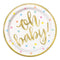 Buy Baby Shower Oh Baby paper plates 9 inches, 8 per package sold at Party Expert