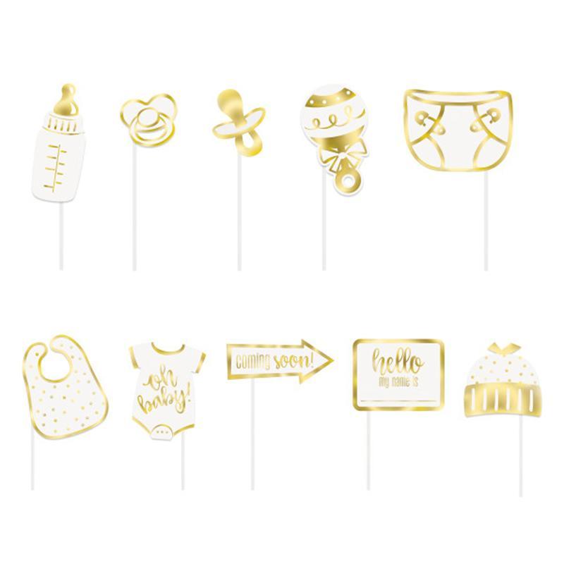 Buy Baby Shower Oh Baby photo booth props, 10 per package sold at Party Expert