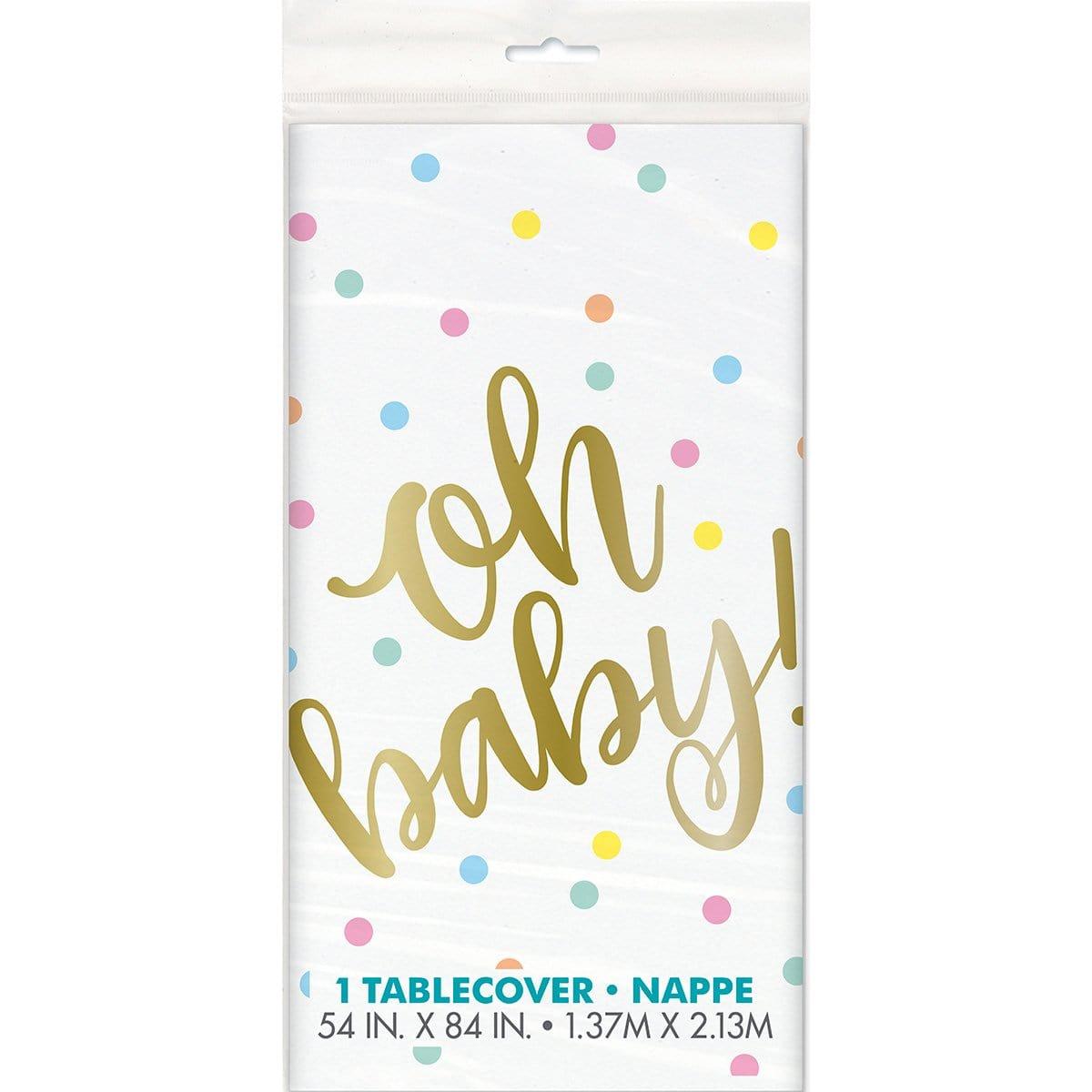 Buy Baby Shower Oh Baby tablecover sold at Party Expert