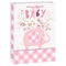 Buy Baby Shower Pink Floral Elephant Gift Bag Jumbo sold at Party Expert