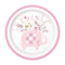 Buy Baby Shower Pink Floral Elephant Plates, 7 inches, 8 Count sold at Party Expert