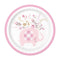 Buy Baby Shower Pink Floral Elephant Plates, 7 inches, 8 Count sold at Party Expert