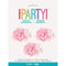 Buy Baby Shower Pink Floral Elephant Puff Decoration, 3 Count sold at Party Expert