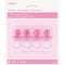 Buy Baby Shower Pink plastic pacifiers, 4 per package sold at Party Expert
