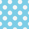 Buy Baby Shower Powder Blue Dots lunch napkins, 16 per package sold at Party Expert
