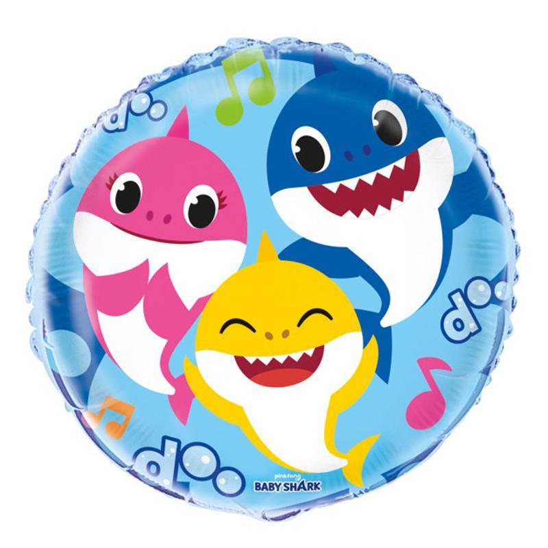 Buy Balloons Baby Shark Foil Balloon, 18 Inches sold at Party Expert