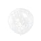 Buy Balloons Balloons With White Confetti, 12 Inches, 6 Count sold at Party Expert