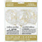 Buy Balloons Clear Latex Balloons With Gold Confetti, 12 Inches, 6 Count sold at Party Expert