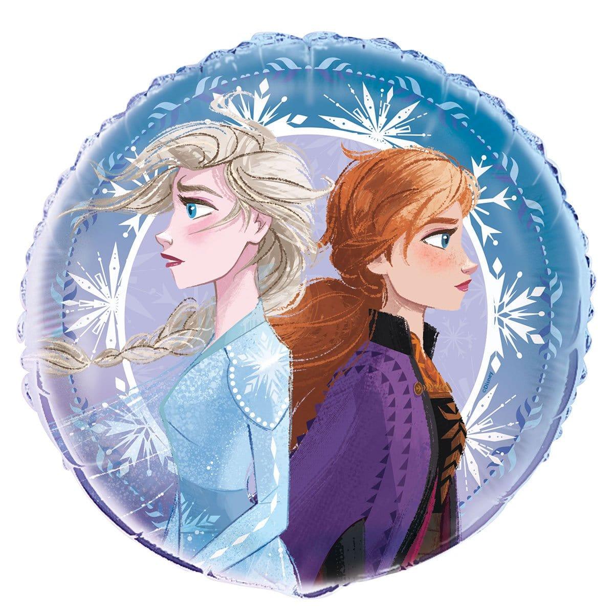 Buy Balloons Frozen 2 Anna & Elsa Foil Balloon, 18 Inches sold at Party Expert