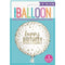 Buy Balloons Gold Confetti Birthday Foil Balloon, 18 Inches sold at Party Expert
