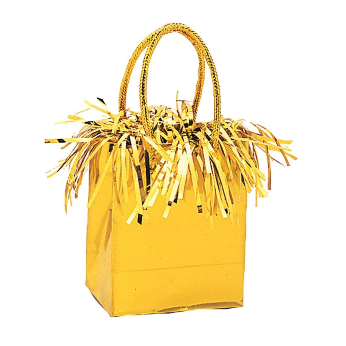 Buy Balloons Gold Mini Gift Bag Balloon Weight sold at Party Expert