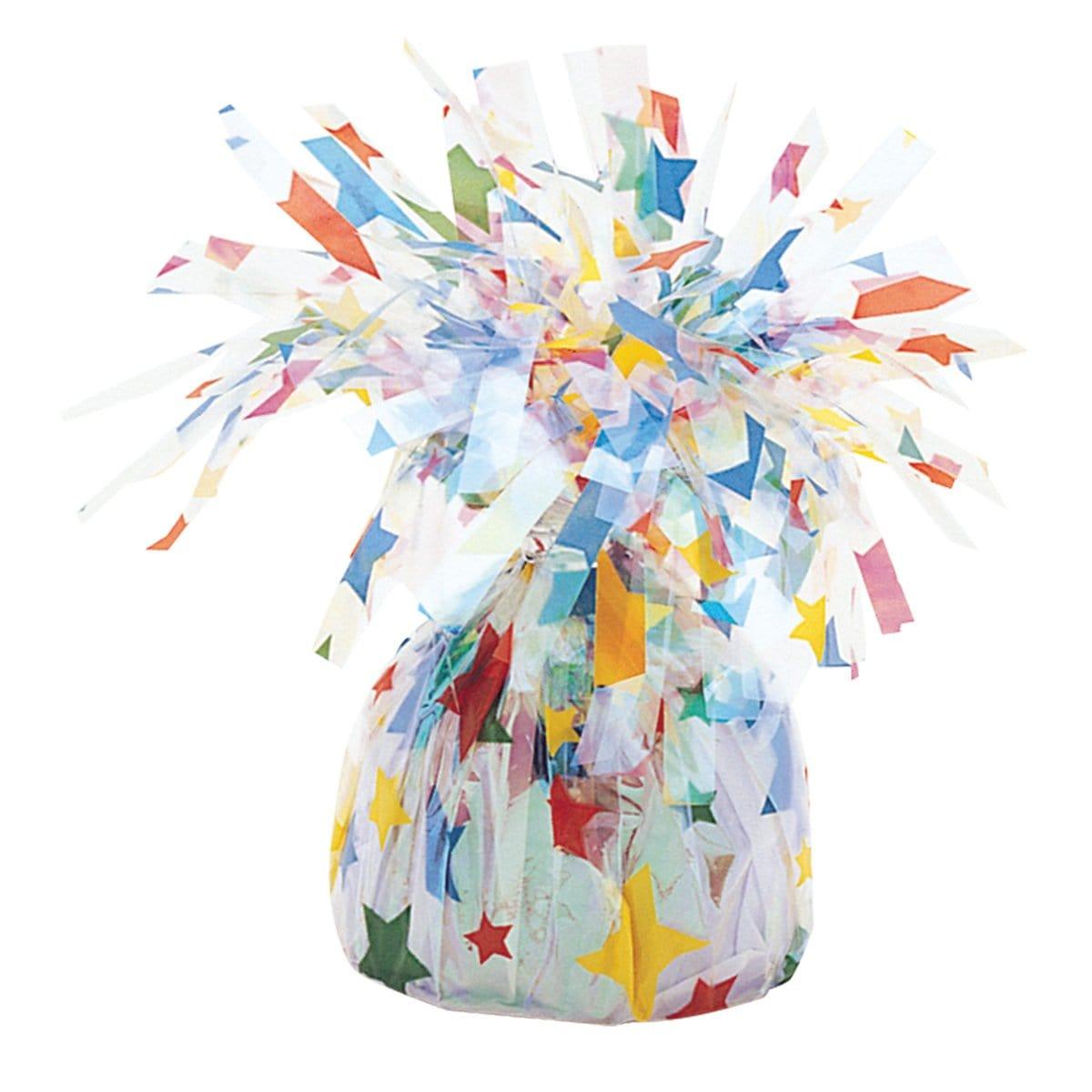 Buy Balloons Multicolor Stars Foil Balloon Weight sold at Party Expert