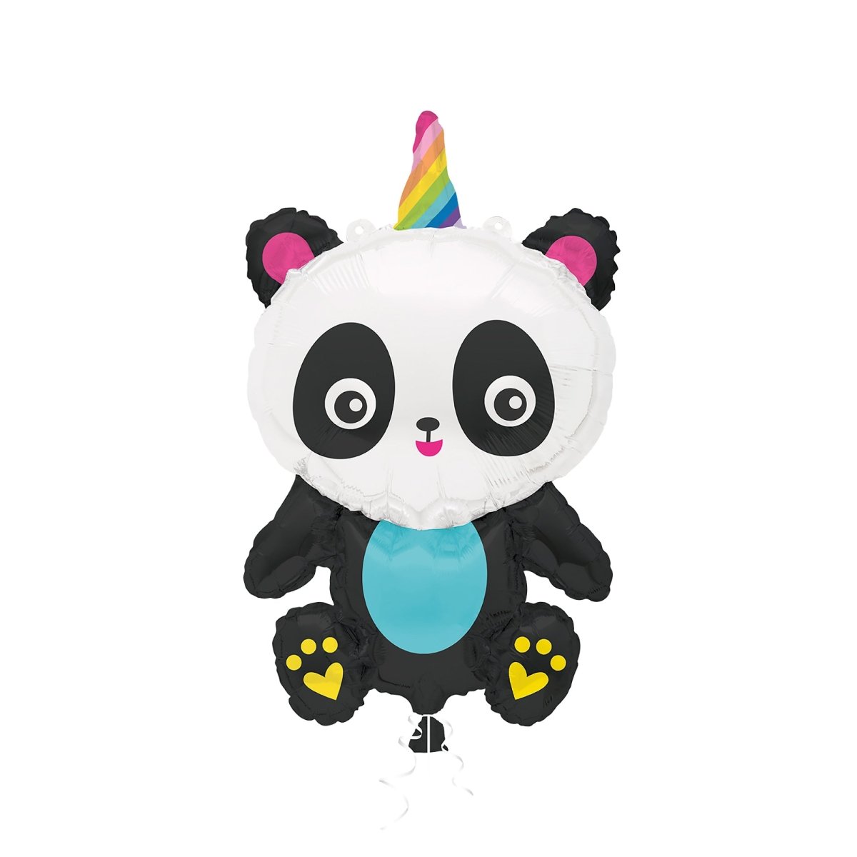 UNIQUE PARTY FAVORS Balloons Pandacorn Supershape Balloon, 29 Inches, 1 Count 011179549894