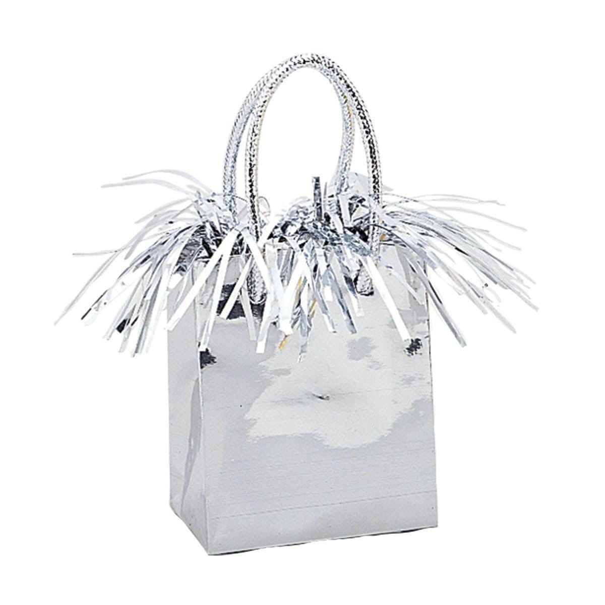 Buy Balloons Silver Mini Gift Bag Balloon Weight sold at Party Expert