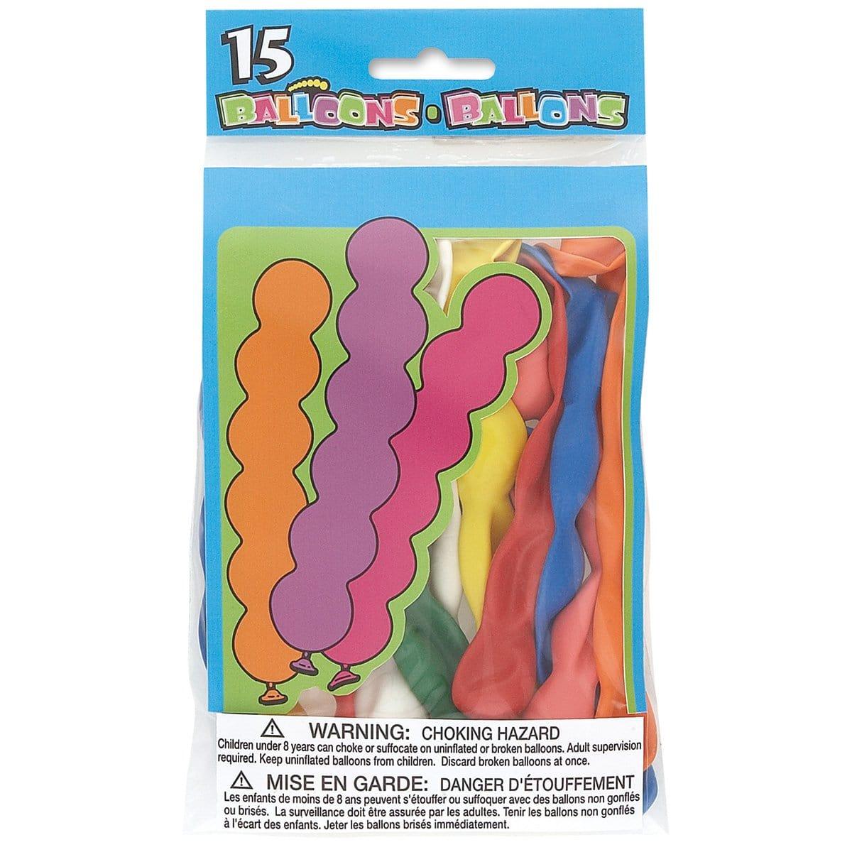 Buy Balloons Squiggly Balloon, 15 Count sold at Party Expert