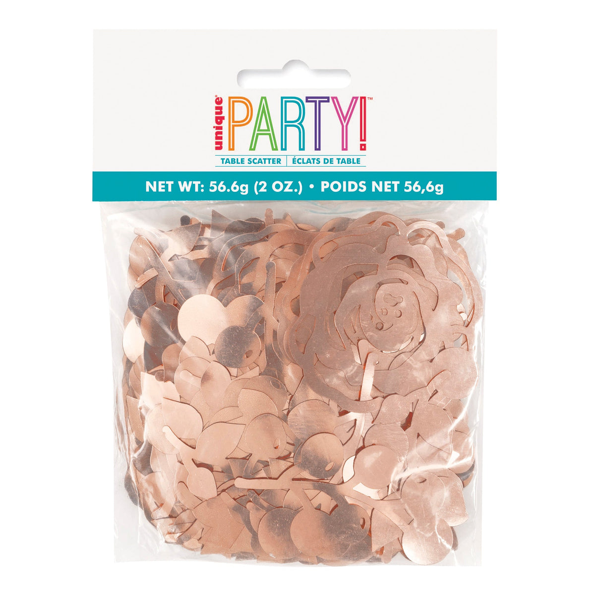 UNIQUE PARTY FAVORS Bridal Shower Pink Blooms Wedding Table Scatters, 2 Oz, 1 Count 011179287499