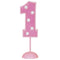 Buy Cake Supplies Flashing Number Deco #1 - Pink sold at Party Expert