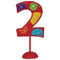 Buy Cake Supplies Flashing Number Deco #2 - Multicolor sold at Party Expert
