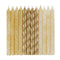 Buy Cake Supplies Gold Glitter Spiral Candle, 24 Count sold at Party Expert