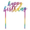 Buy Cake Supplies Rainbow Hapy Birthday Cake Topper sold at Party Expert