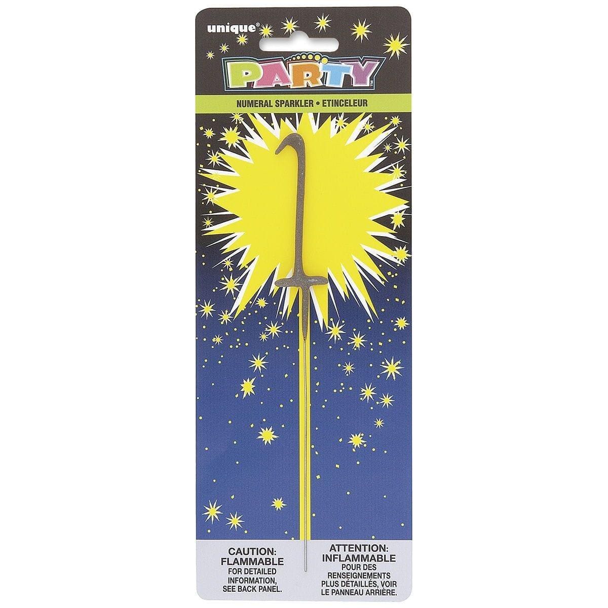 Buy Cake Supplies Sparkler #1 7 In. sold at Party Expert