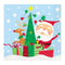 Buy Christmas Colorful Santa - Beverage Napkins 16/pkg sold at Party Expert