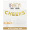 UNIQUE PARTY FAVORS Christmas Gold Cheers Fringe Banner, 48 In 011179281848