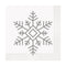 Buy Christmas Holiday Snowflakes - Bev. Napkins 16/pkg sold at Party Expert
