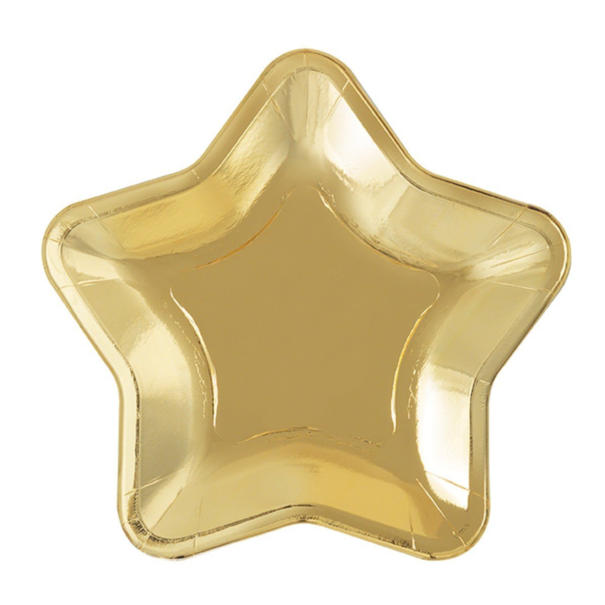 UNIQUE PARTY FAVORS Christmas Modern Christmas Shaped Paper Plates, 8 Count 011179281244