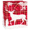 Buy Christmas Gift Bag - Medium - Plaid Deer sold at Party Expert