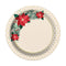 Buy Christmas Red/gold Poinsettia - Plates 7 In. 8/pkg sold at Party Expert