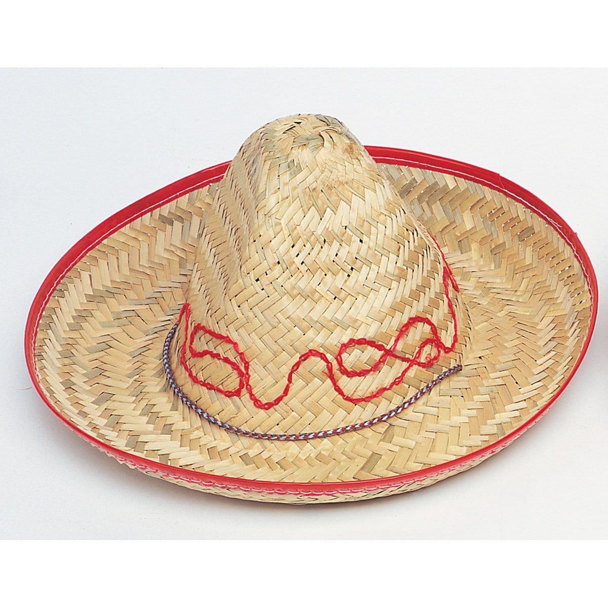 Buy Costume Accessories Straw sombrero for kids sold at Party Expert