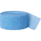 Buy Decorations Baby Blue Crepe Streamer 81 Ft sold at Party Expert