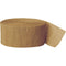 Buy Decorations Crepe Streamer - Gold sold at Party Expert