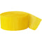 Buy Decorations Crepe Streamer - Hot Yellow 81 Ft sold at Party Expert