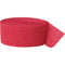Buy Decorations Crepe Streamer - Red 81 Ft sold at Party Expert