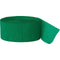 Buy Decorations Emerald Green Crepe Streamer 81 Ft sold at Party Expert