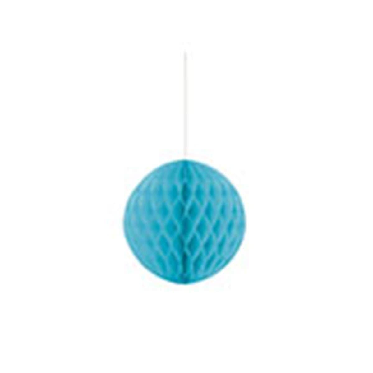 Buy Decorations Honeycomb Ball 8 In. - Blue sold at Party Expert
