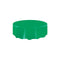 UNIQUE PARTY FAVORS Disposable-Plasticware Green Round Plastic Tablecover, 84 Inches, 1 Count 011179500284