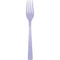 UNIQUE PARTY FAVORS Disposable-Plasticware Lavender Plastic Forks, 18 Count