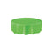 UNIQUE PARTY FAVORS Disposable-Plasticware Lime Green Round Plastic Tablecover, 84 Inches, 1 Count 011179500376