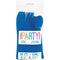 UNIQUE PARTY FAVORS Disposable-Plasticware Royal Blue Plastic Cutlery Set, 18 Count