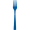UNIQUE PARTY FAVORS Disposable-Plasticware Royal Blue Plastic Forks, 18 Count