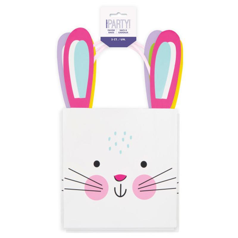 Buy Easter Bunny Ear Treat Bags 3 Per Package sold at Party Expert